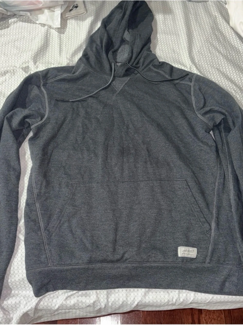 Eddie Bauer Dark Gray Hooded Pullover